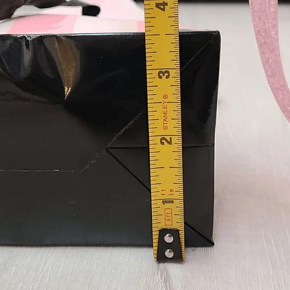 💗 VICTORIA'S SECRET Empty Paper Pink Shopping Gift Bag Cloth Handles w/Tissues